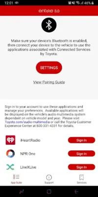 Entune™ 3.0 App Suite Connect android App screenshot 1
